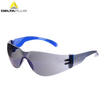 代尔塔/DELTAPLUS 101108 安全眼镜 防风沙防冲击护目镜 蓝色镜面 1副