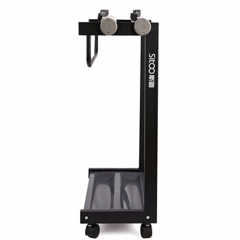 斯图带锁雨伞架防丢雨伞安全存放架加厚铝合金12头雨伞架