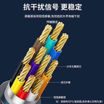 丰应子 RS232串口公对母连接线 DB9(公)/DB9(母) COM线 公对母延长线 直通线 黑色1米 FYZ-WK12C