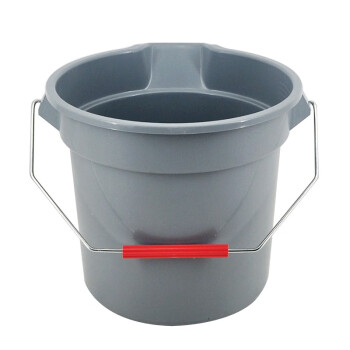 益美得 扁嘴带刻度提水桶物业保洁带提手清洁桶 小号10L（带刻度）