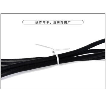 讯浦 镀锌塑料PVC铁扎丝 白色单芯外径2.0mm 每卷100米 XP-BX-D100 