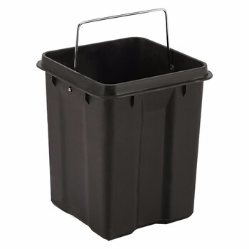 益美得 LK1023 脚踏式垃圾桶方形卫生间脚踏带盖卫生桶办公室纸篓 金属烤漆蓝色12L