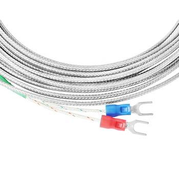 匡建仪表（CONJANT）PT100温度传感器铂热电阻探头式温度检测防水防腐高温小探头 K两线,5米 