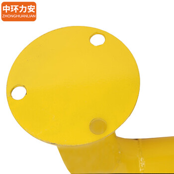 中环力安【打磨款U型10cm*2m*1.5mm厚】钢管挡车器U型护栏停车位阻车器定位防撞杆桩挡车杆汽车位限位器