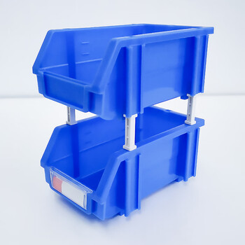 盛悦欣美 零件盒845#加厚组合立式物料盒 斜口螺丝收纳盒 零件盒工具盒 货架整理箱 五金元件盒