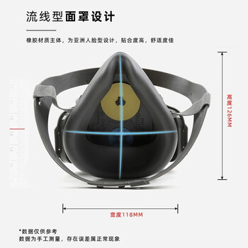 3M 3270呼吸防尘套装工业粉尘煤矿面罩3200面罩1个+3700承接座1个不含滤棉1套装DKH
