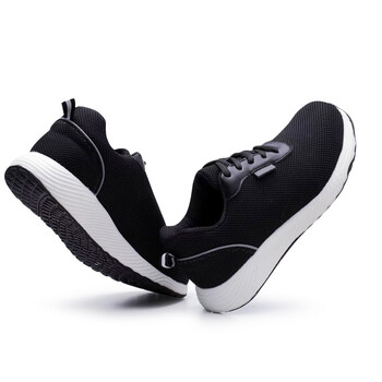 健坤JK-702多功能劳保鞋 42码 黑色 防砸防刺穿飞织透气防滑EVA底工作安全鞋 定制