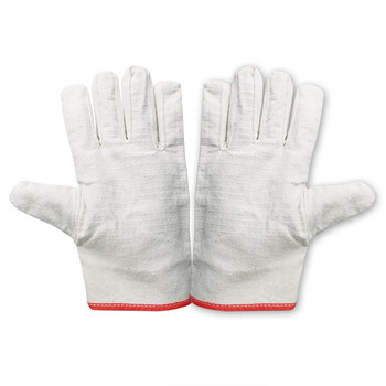 者也（ZYE）双层帆布手套 24道线电焊手套维修手套耐磨 搬运防护手套 1双（10双起订）