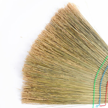 卫洋 WY-918 清洁植物扫把 手工扫帚 物业学校工厂单位环卫笤帚 普通款龙须草小扫把一个装