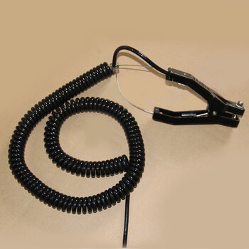 越翔安防570静电接地线夹 夹子1个+5米接地线 加油站加气站抗氧化接地线夹 定制