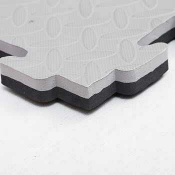 海斯迪克 HK-851 跆拳道地垫 商场eva泡沫拼接地垫 运动训练泡沫垫子 红蓝-T型纹2.5cm厚 1*1米