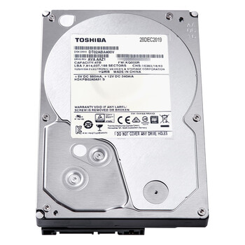东芝(TOSHIBA) 4TB 128MB 5400rpm 监控硬盘 SATA接口 监控系列 (DT02ABA400V)