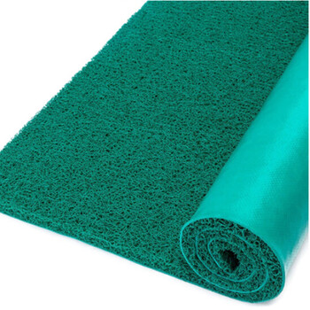 3G 丝圈地垫 防滑喷丝地垫 脚垫 防尘迎宾垫厚16mm*宽1.8m*长18m 绿色 企业定制