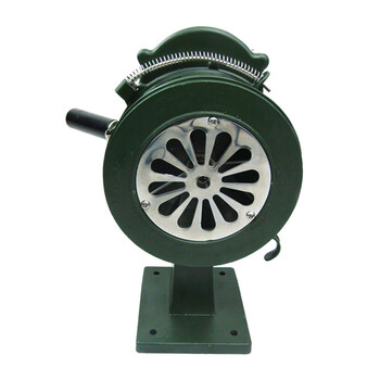 者也 应急防灾疏散演习消防演练矿山防汛报警器 铝合金固定式手摇警报器 红色