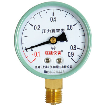 匡建仪表（CONJANT）Y-60压力表 径向指针式 水压表油压表气压表压力表 表盘直径60mm -0.1+0.9MPa