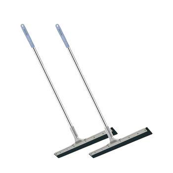 亿丽佳 不锈钢商用地刮推水器体育馆酒店大厅停车场地板路面刮水器（铝合金85cm） 5件/组
