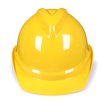 者也（ZYE）V型ABS安全帽工地施工领导电工国标加厚防砸抗冲击头盔劳保建筑工程透气印字 V型透气 红色