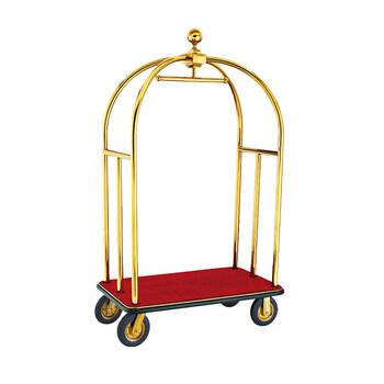 南 XL-1A 小金顶行李车 镜金 酒店大堂行李车 箱包推拉车行李推车