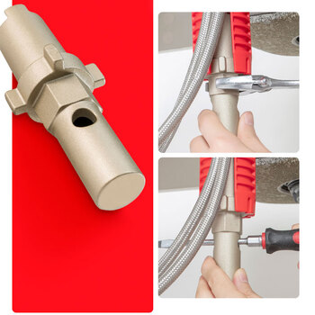 保拉(Paola) 水槽扳手多功能扳手安装神器工具万能水管板手卫浴水管手动拆卸水暖工具7133