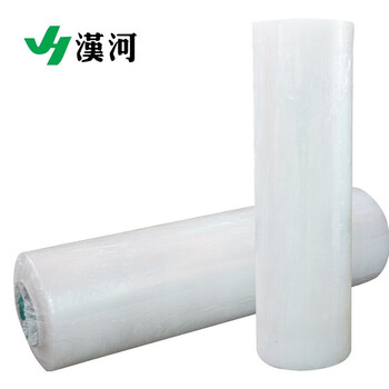 汉河pe缠绕膜宽500mm塑料膜包装膜打包膜拉伸膜大卷工业自粘膜净重5kg装单位：卷 起订量4定制