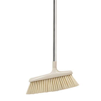 劳保佳 扫把簸箕套装 可折叠不锈钢扫把 轻巧型扫把簸箕套装 普通丝 1套