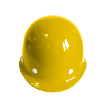 筑采 ZHUCAI 玻璃钢安全帽 黄色 安全帽 国标安全帽 一顶