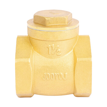 匡建仪表（CONJANT）卧式黄铜止回阀 内螺纹加厚单向阀 逆止阀水泵阀水管水表阀 DN40 