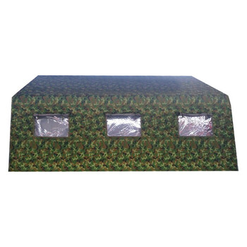 雅恪尚 救援充气帐篷户外应急指挥迷彩帐篷救灾工程施工安置帐篷 30平米(5*6m)