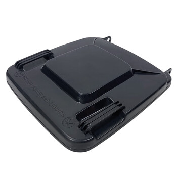 益美得 户外环卫垃圾桶配件盖子 100L/120L配套盖子灰色