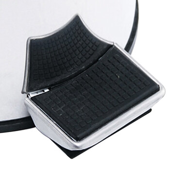 兰诗（LAUTEE）D012 不锈钢脚踏垃圾桶 办公室用带盖垃圾桶 5L