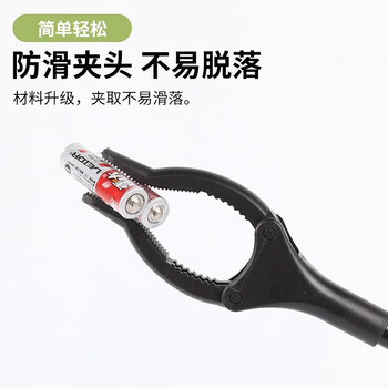 趣行 手动垃圾夹 铁杆直杆 垃圾捡拾器 保洁环卫垃圾钳 拾物器 免弯腰环卫工具垃圾夹