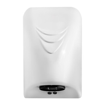 益美得 LSL33255 卫生间免打孔烘手机干手器感应吹干机 单热铠甲银