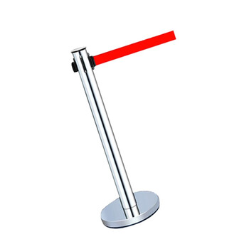 聚远 JUYUAN 隔离带栏杆  一米栏杆  伸缩警戒线2米  底座+柱子+拉扣 1套价