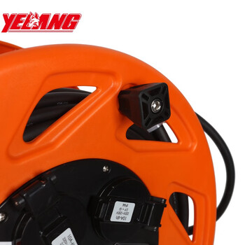 野狼 yelang 移动电缆盘防尘防喷溅保护盖线滚子YZW3*2.5+1*1.5mm²/30米 YL-45FS-A1630