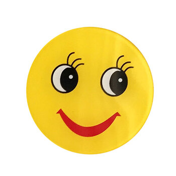 冰禹 BYbp-520 亚克力胸牌号码牌 微笑服务银行酒店员工号牌 徽章别针 X3款4.5*5.5cm