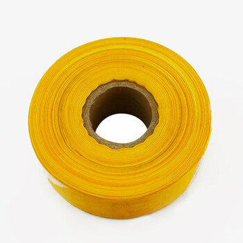 冰禹 BYlj-127 安全警示线 警戒带交通工程工地施工警告分隔带 100米散装黄白警戒线