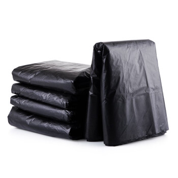 利得大号垃圾袋平口加厚黑色0酒店商用环卫物业塑料袋100大码 80*90  加厚3丝  500个 承重约60斤