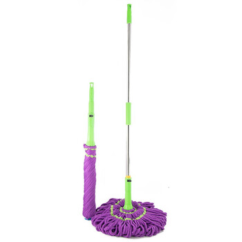 海斯迪克 HK-8002 办公室拧水拖把 免手洗地拖 毕卡索不锈钢伸缩吸拖把 清洁拖把