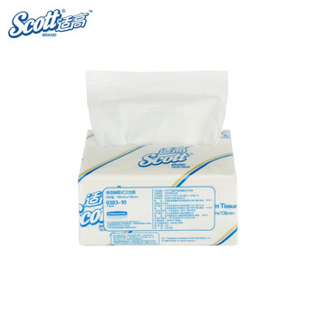 适高 抽取式卫生纸 单层抽纸 300张/包*60包 整箱 0383-10