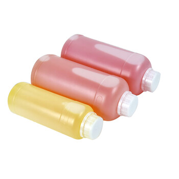 谋福1010塑料瓶食品级液体化工样品分装包装瓶带盖 香精瓶（250ml白色）【企业定制】