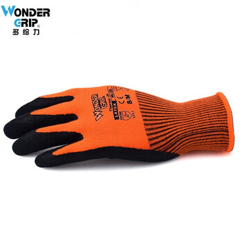 多给力（WonderGrip）轻防寒防冻防水耐低温手套实验室手套WG320轻防寒防水手8码/M#2双定做