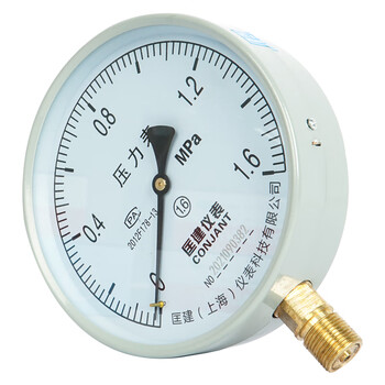 匡建仪表（CONJANT）Y-150压力表 径向 指针式 水压表油压表气压表表盘直径150mm 0-1.6MPa