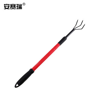 安赛瑞 可伸缩三齿挠耙 耙子挖蛏子海蛎子钩拾贝壳三齿耙 伸缩后约109cm 530904