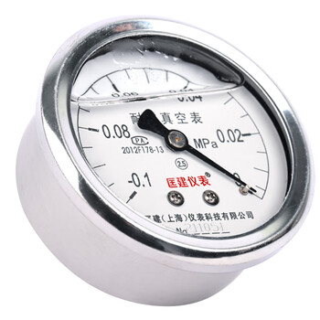 匡建仪表（CONJANT）YTN-60Z 耐震压力表轴向气压表水压表 M14*1.5螺纹 -0.1+0mpa 