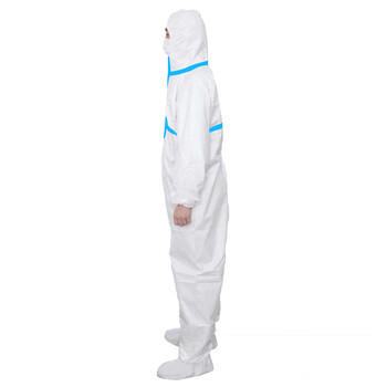 者也（ZYE）一次性防护服全身带帽无纺布连体式隔离工作服 隔离服【送鞋套】
