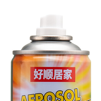 好顺居家自动喷漆 染色漆 金属防锈漆 工业改色喷漆罐 哑光黑色 型号：H-1773 NO.4 245g 12瓶/箱