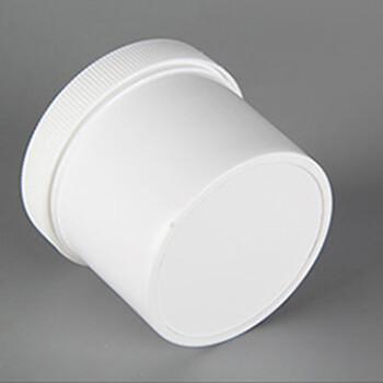 海斯迪克 HK-837 加厚塑料瓶广口油墨罐 大口直立桶 密封罐 250ML白色