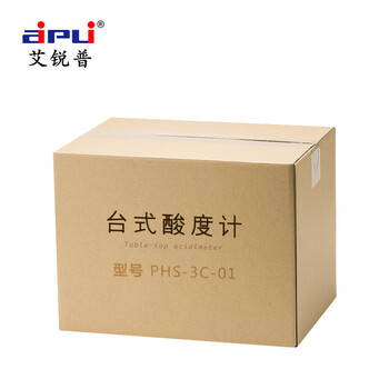 艾锐普 PHS-3C台式酸度计高精度PH值测试仪酸碱度测量仪带温补ph计  PHS-3C-01(0.02手动温补带存储)  现货