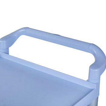 海斯迪克 HKCC29 塑料三层收餐车 多功能手推车清洁收碗车 酒店送餐车 大号