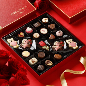 比利时进口巧克力礼盒装酒心网红零食520送女友礼物情人节男限定甜心